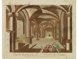 CHEREAU, J. -  Vue de la prison de St.Pierre de Rome.