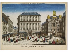 CHEREAU, J. -  Vue du palais de Visendic.