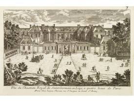 CHEREAU, J. -  Vüe du Chasteau Royal de Saint Germain en Laye, a quatre lieux de Paris..