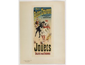 CHÉRET, J. -  Aux buttes Chaumont.