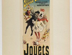 CHÉRET, J. -  Aux buttes Chaumont.