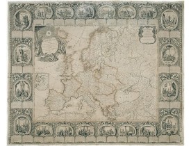 CLOUET / MONDHARE. - Carte d'Europe divisée en ses Empires et Royaumes.