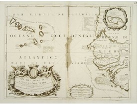 CORONELLI, V.M. -  Bocche del Fiume Negro et Isole di Capo Verde.