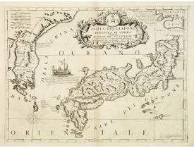 CORONELLI, V.M. -  Isola del Giapone e Penisola di Corea. . .