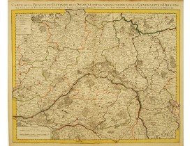 COVENS, J. / MORTIER, C. - Carte de la Beauce du Gatinois de la Sologne et Pays Voisins..