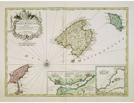 COVENS, J. / MORTIER, C. -  Carte des Isles de Maiorque Minorque et Yvice…