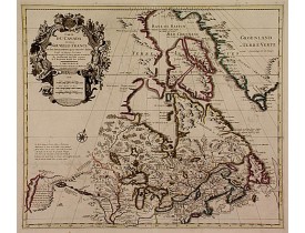 COVENS, J./ MORTIER, C. -  Carte du Canada ou de la Nouvelle France.