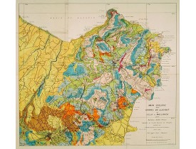 DARDER PERICAS, Bartomeu. -  Mapa geologic de les serres de Llevant de l'illa de Mallorca.