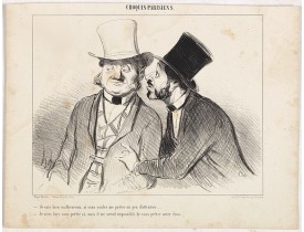 DAUMIER, H. -  Croquis Parisiens - " Je suis bien malheureux, si vous voulez me prêter un peu d'attention.... - Je veux bien vous prêter ça, mais il me serait impossible de vous prêter autre chose. DAUMIER, H. -  Croquis Parisiens - " Je suis bien malheureux, si vous voulez me prêter un peu d'attention.... - Je veux bien vous prêter ça, mais il me serait impossible de vous prêter autre chose.