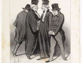 DAUMIER, H. -  Encore perdu en Cour Royale .... et il se lamente comme s'il ne lui restait pas encore la Cour de Cassation!...