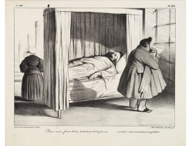 DAUMIER, H. -  La Caricature. Yeux noirs, front haut. (Plate 391) DAUMIER, H. -  La Caricature. Yeux noirs, front haut. (Plate 391)
