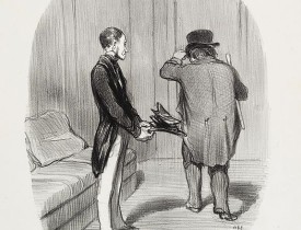 DAUMIER, H. -  Quand on a du guignon. Je ne m'étonne…