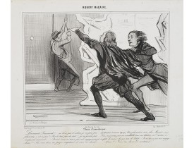 DAUMIER, H. -  Robert Macaire. Farce dramatique. Doucement ! Doucement !… DAUMIER, H. -  Robert Macaire. Farce dramatique. Doucement ! Doucement !…