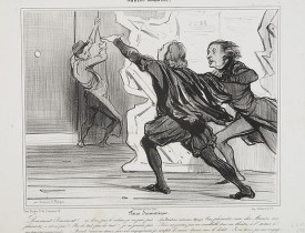 DAUMIER, H. -  Robert Macaire. Farce dramatique. Doucement ! Doucement !…