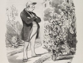 DAUMIER, H. -  Tout ce qu'on voudra. Dire pourtant que mes dalhias …(Plate 6)