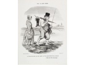 DAUMIER, H. -  Tout ce qu'on voudra. La femme doit suivre son mari… DAUMIER, H. -  Tout ce qu'on voudra. La femme doit suivre son mari…