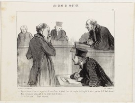 DAUMIER, H. -  Voyons témoin il serait important de nous faire le détail exact et complet de l'emploi de votre journée du 12 Avril dernier?..