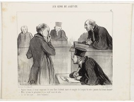 DAUMIER, H. -  Voyons témoin il serait important de nous faire le détail exact et complet de l'emploi de votre journée du 12 Avril dernier?.. DAUMIER, H. -  Voyons témoin il serait important de nous faire le détail exact et complet de l'emploi de votre journée du 12 Avril dernier?..