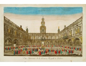 DAUMONT -  Vue Interieure de la Bourse Royale à Londres.