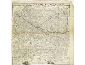 DE FER, N. -  Carte particuliere d'une grande partie des estats situez sur le haut rhein et sur les rivieres qui si déchargent comme sont L'Alsace, la Souabe et la Lorraine,&c. . .