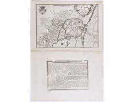 DE FER, N. -  Plan de la ville et du Château de Caën en Normandie.