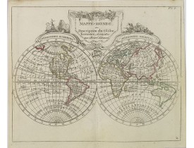 DE LAPORTE, L'Abbé. -  Mappe-Monde ou Description du Glôbe Terrestre . . .