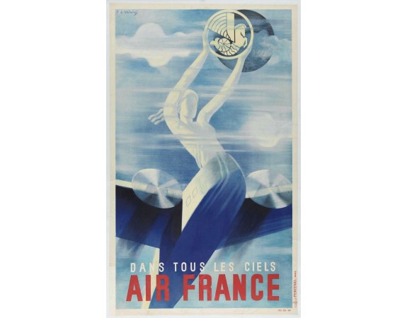 DE VALERIO, R. -  Air France dans tous les ciels.