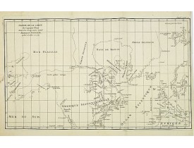 DE VAUGONDY, R. de -  Partie de la Carte du Capitaine Cluny Auteur d'un ouvrage anglois intitulé American Traveller publié à Londres en 1769.