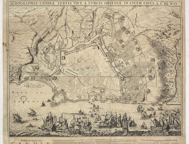 DE WIT, F. -  Ignographia candiae tertia a turcis obsessae in lucem edita a F. de Wit.