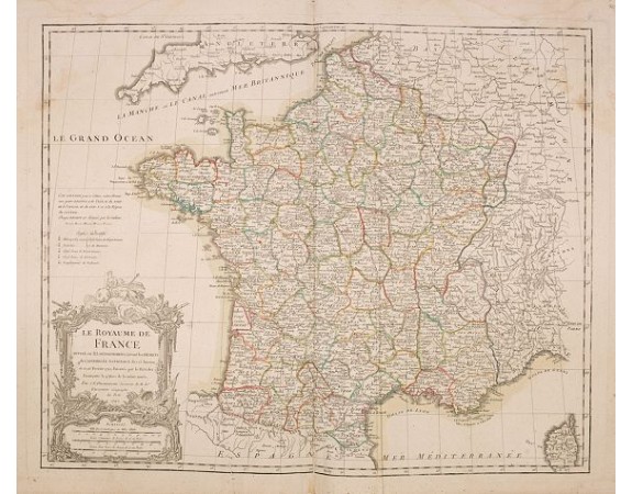 DELAMARCHE, C-E. -  Le Royaume de France divisé en 83 départemens. . .