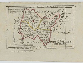 DELAPORTE, L'Abbé. -  Carte du Département de l'Ain.
