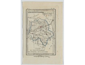 DELAPORTE,L'Abbé. -  Carte du Département de l'Indre et de la Loire.