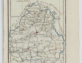DELAPORTE, L'Abbé. -  Carte du Département de la Dordogne.