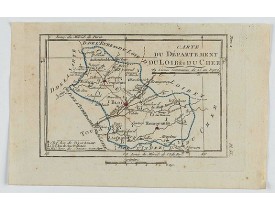 DELAPORTE,L'Abbé. -  Carte du Département du Loir et du Cher.