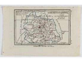 DELAPORTE,L'Abbé. -  Carte du Département du Puy de Dome.