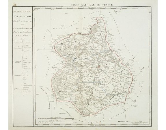 DELAVAL, J-B. -  Departement d'Eure et Loir. . .