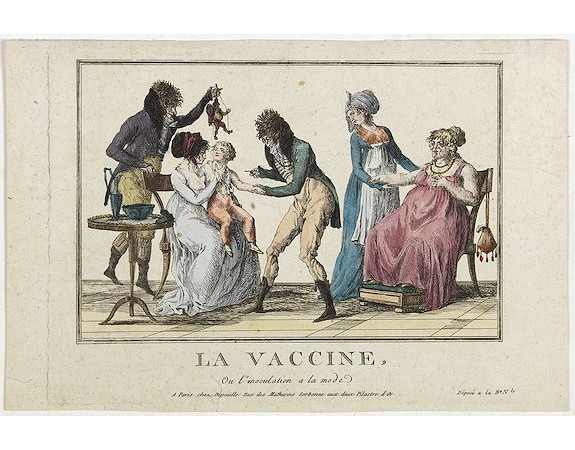 DEPEUILLE. -  La vaccine ou l'inoculation a la mode.