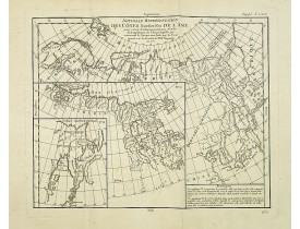 DIDEROT, D. - Nouvelle representation des cotes nord et est de l'Asie..