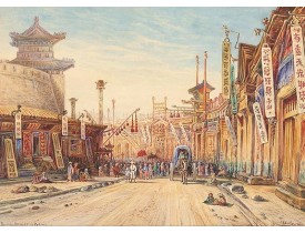 DIETH, H. -  Strasse in Peking.