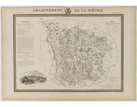 DONNET and MONIN. -  Département de La Nièvre.