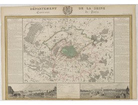 DONNET and MONIN. -  Département de La Seine, Environs de Paris.