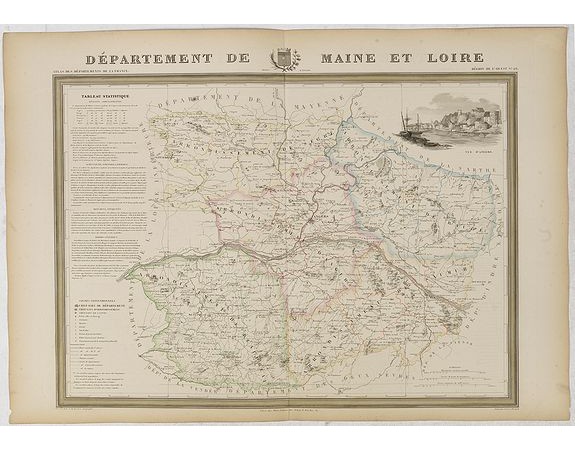 DONNET and MONIN. -  Département de Maine et Loire.