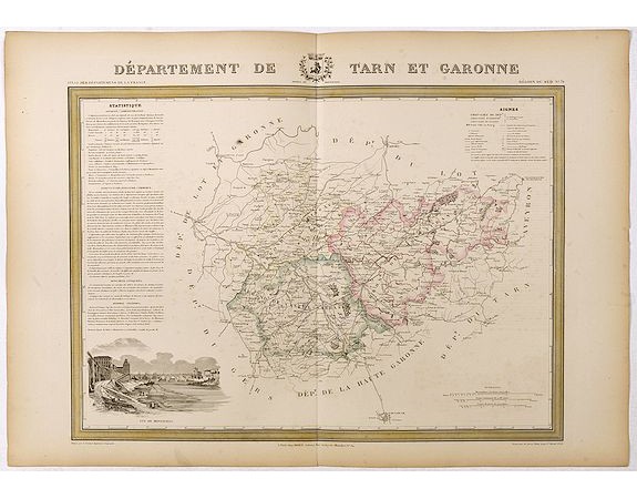 DONNET and MONIN. -  Département de Tarn et Garonne.