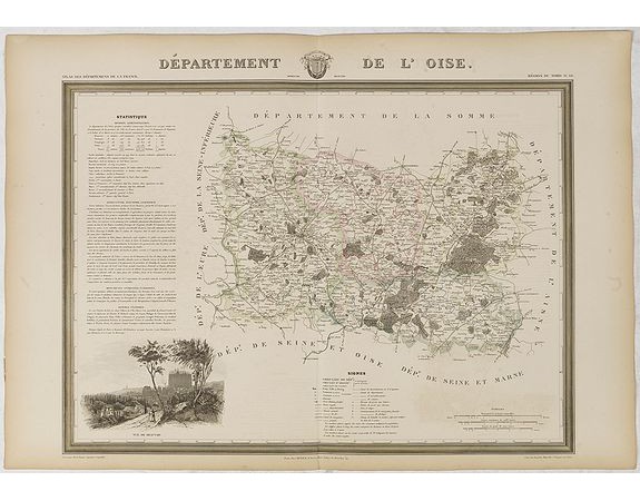DONNET and MONIN. -  Département de l'Oise.