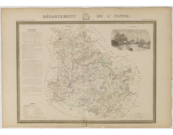 DONNET and MONIN. -  Département de l'Yonne.