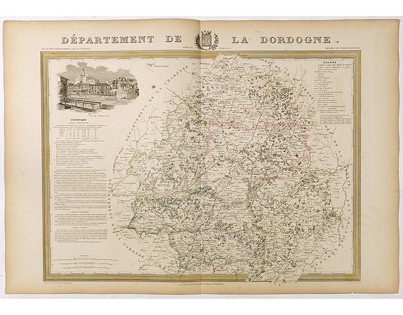DONNET and MONIN. -  Département de la Dordogne.