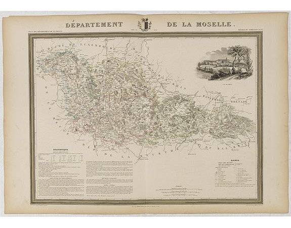 DONNET and MONIN. -  Département de la Moselle.