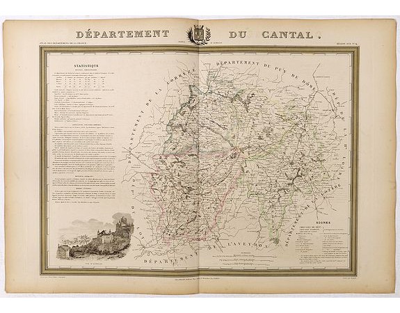 DONNET and MONIN. -  Département du Cantal.
