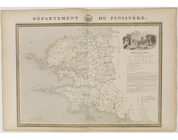 DONNET and MONIN. -  Département du Finistère.