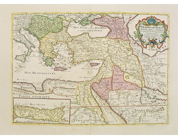DU VAL, P. - L'Empire des Turcs en Europe, en Asie et en Afrique.